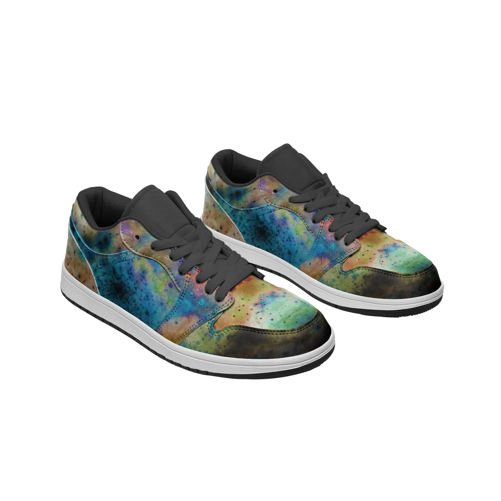 Acquiesce Nightshade Psychedelic Full-Style Low-Top Sneakers