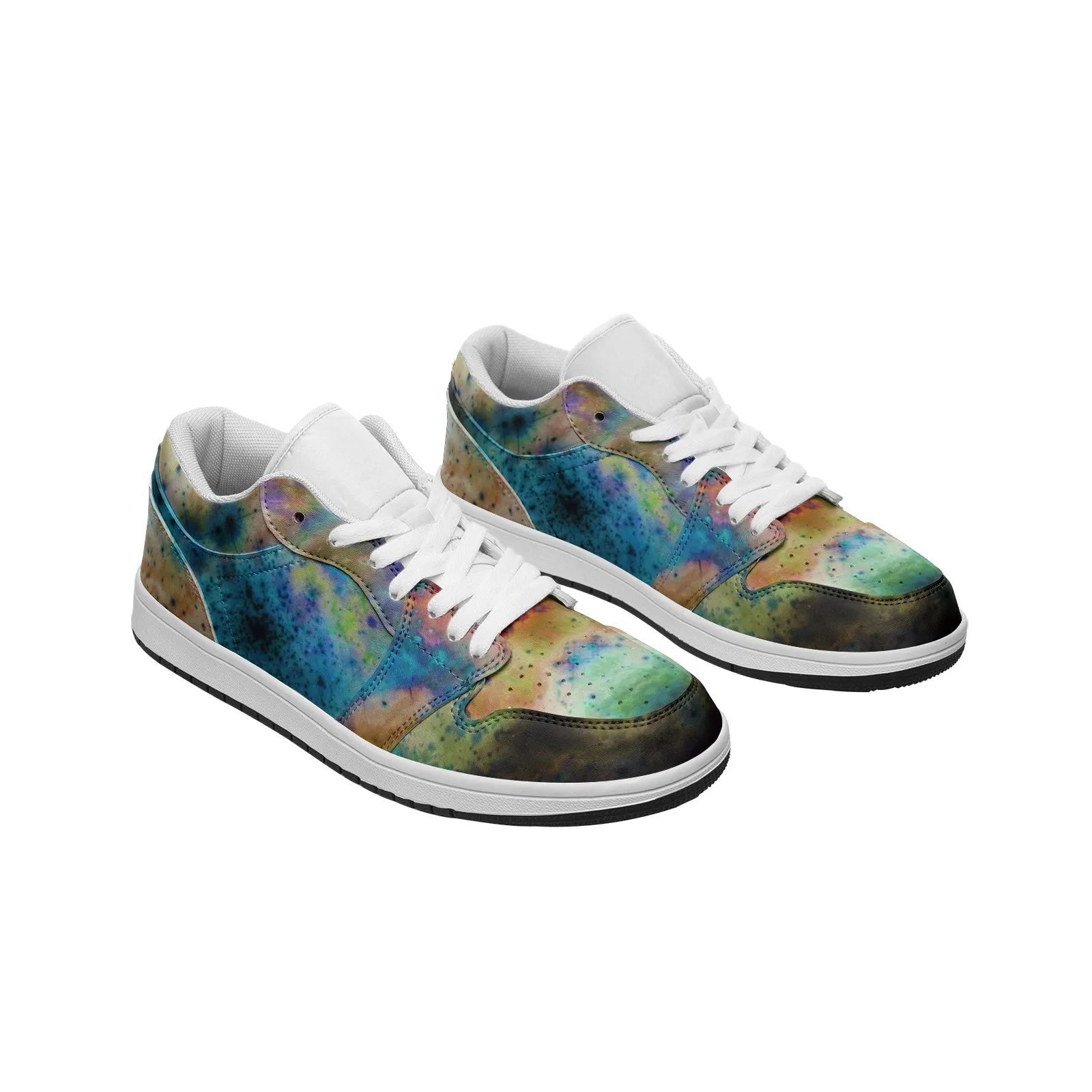 Acquiesce Nightshade Psychedelic Full-Style Low-Top Sneakers