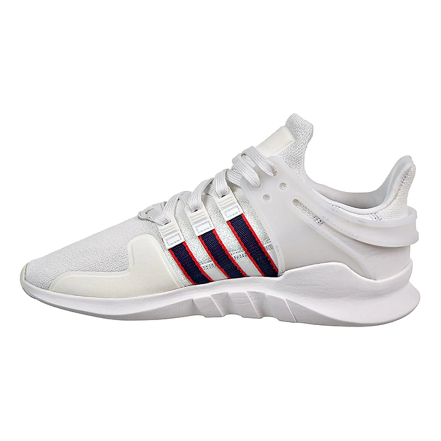 Adidas Equipment Support ADV Mens Sneakers Crystal White/Collegiate Navy/Scarlet