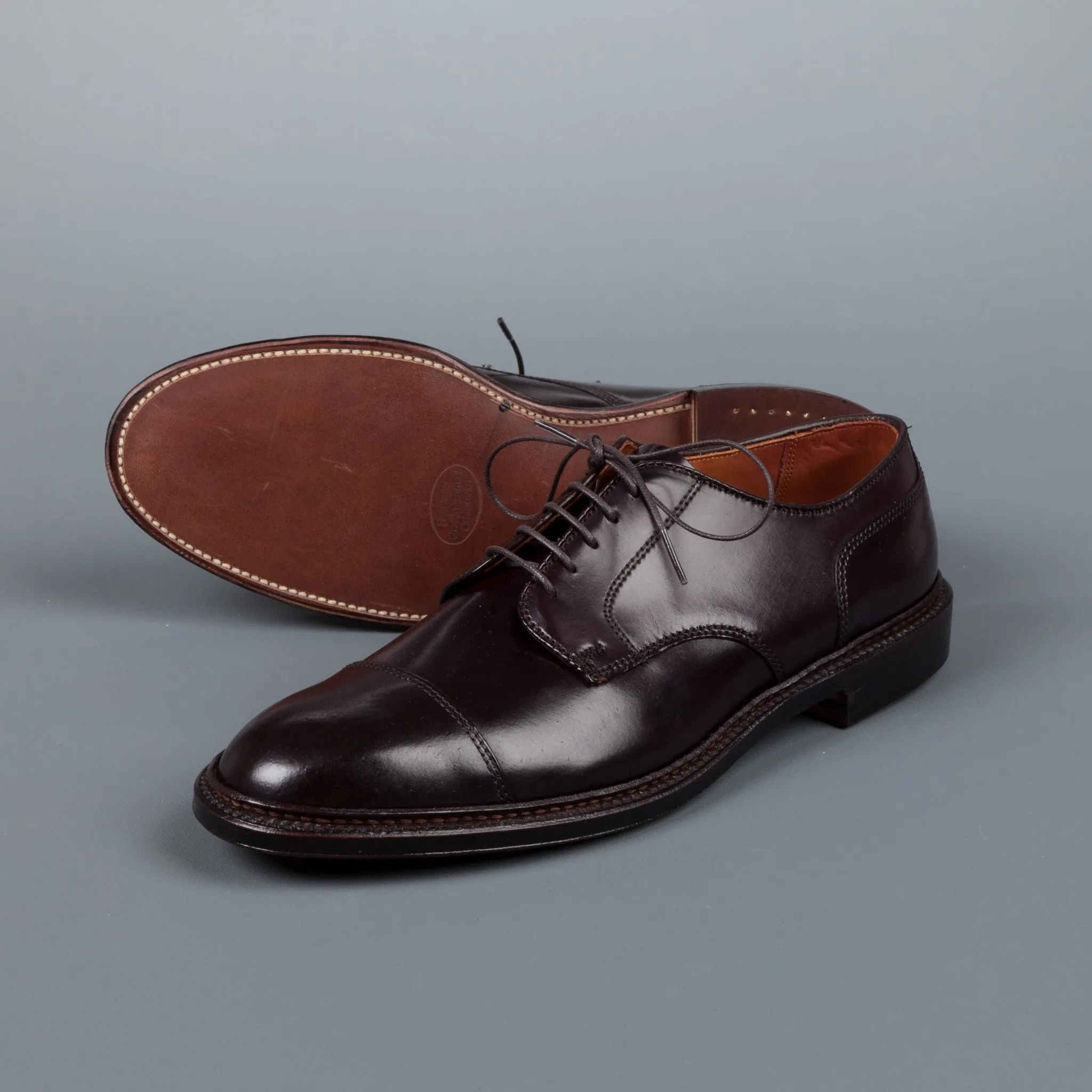 Alden x Frans Boone unlined captoe #8 cordovan on flex sole