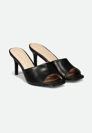 Choice Peep Toe High Heels Sandals Black