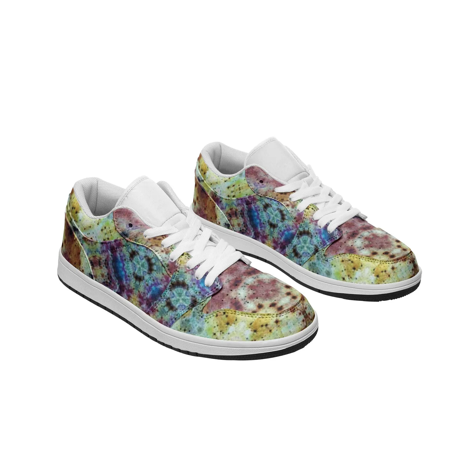 Conscious Psychedelic Full-Style Low-Top Sneakers