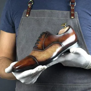 Fire Cream Museum Patina Oxford Goodyear Welt Shoes Limited Edition-Wholesale