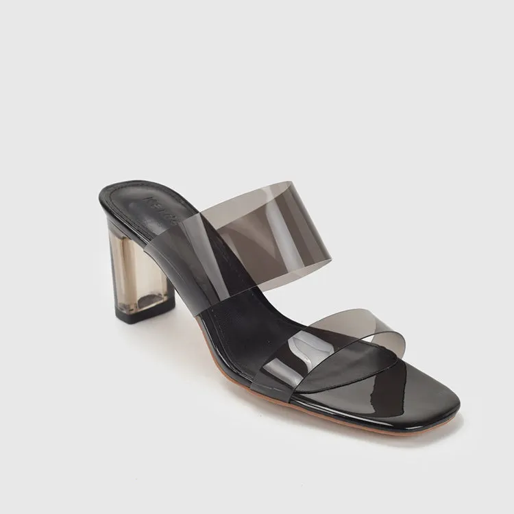 Flip Flops With High Transparent Heels