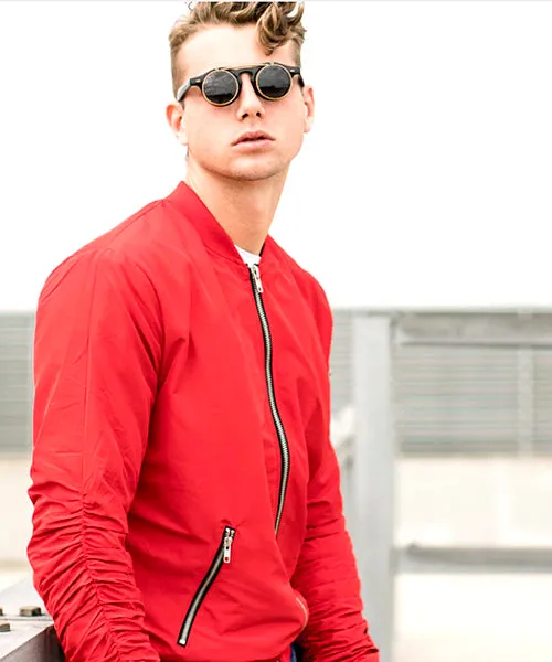 FLIPPO Black Flip-Up Sunglasses