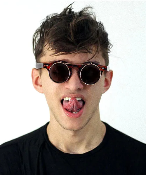 FLIPPO Tortoise Flip-Up Sunglasses