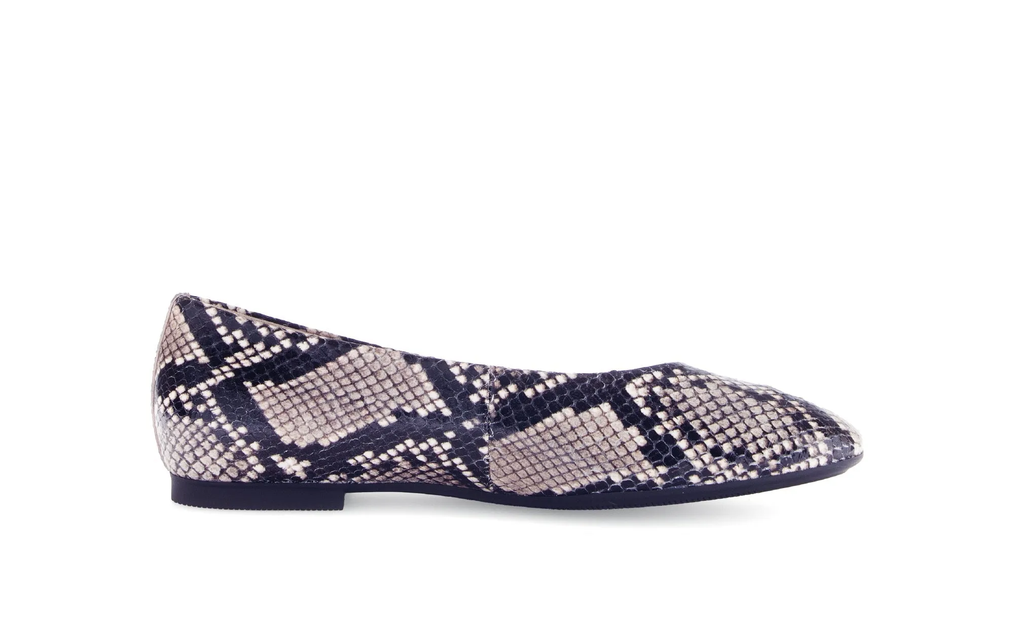 GABOR Grey Snake print ballet flat 14047