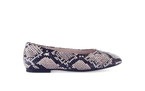 GABOR Grey Snake print ballet flat 14047