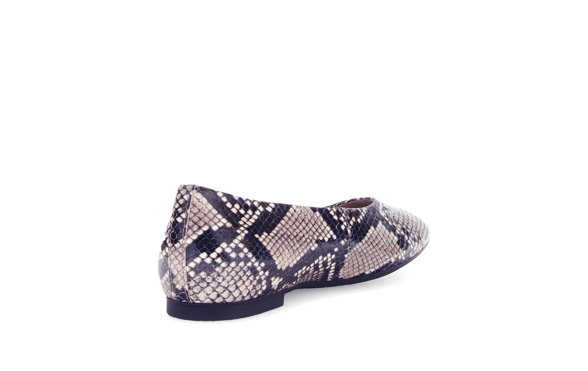 GABOR Grey Snake print ballet flat 14047