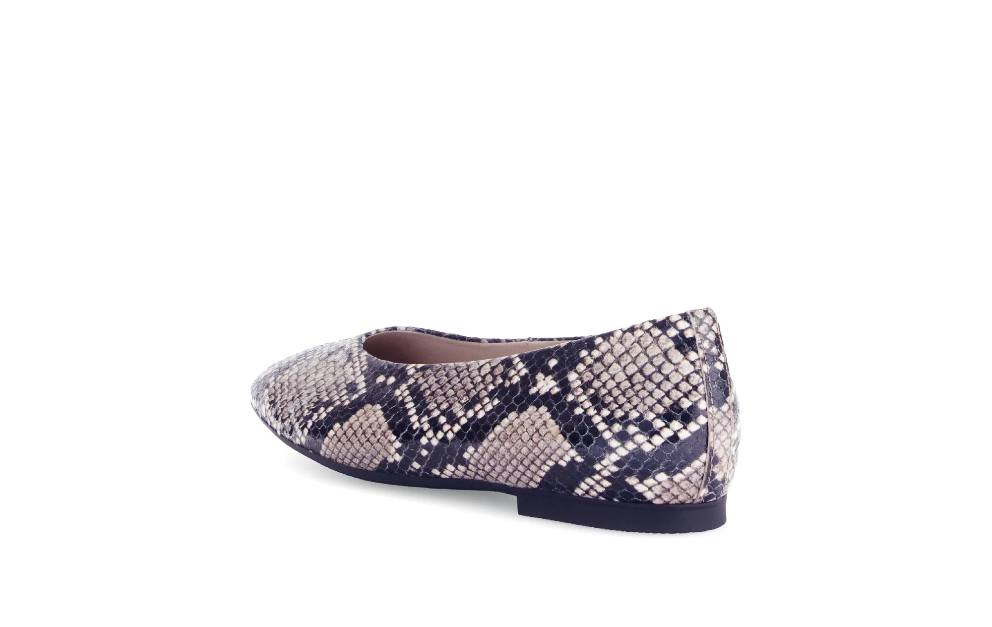 GABOR Grey Snake print ballet flat 14047