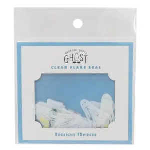 Green Flash Wearing Shoes Ghost Clear Flake Seal Colorful