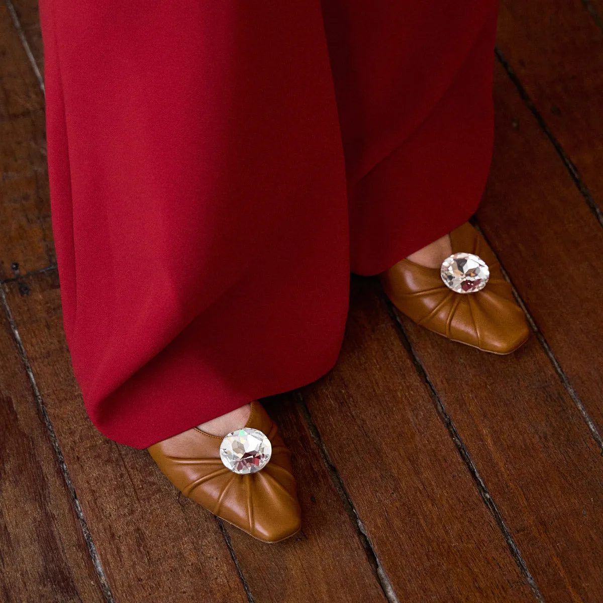 Iris Gem V Cut Ballet Flats
