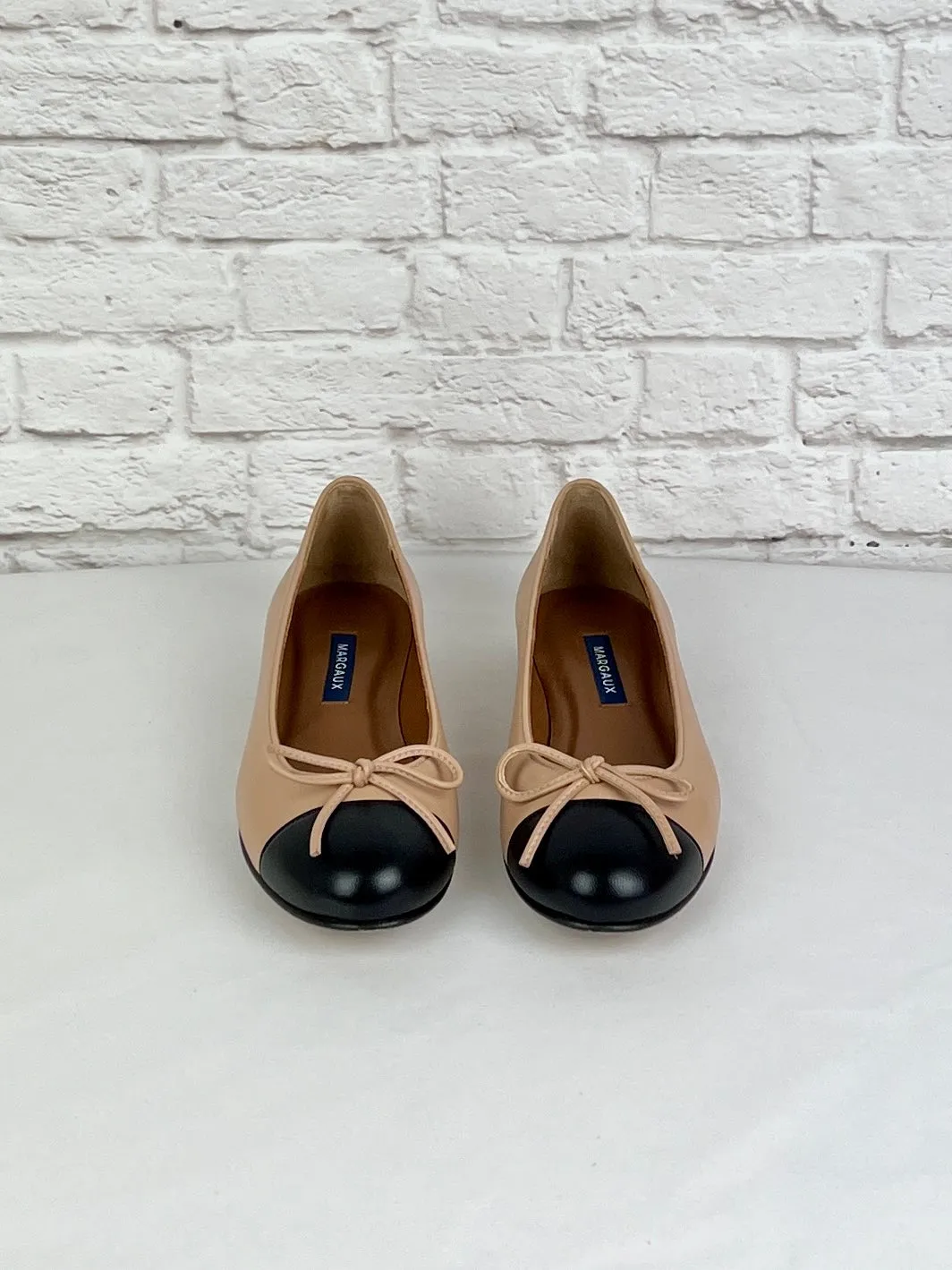 Margaux The Demi Ballet Flats, Tan/Black