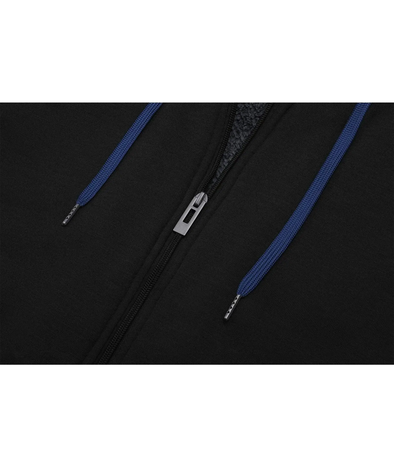 Men's Zip Up Fleece Lined Hoodie-ZPK006586
