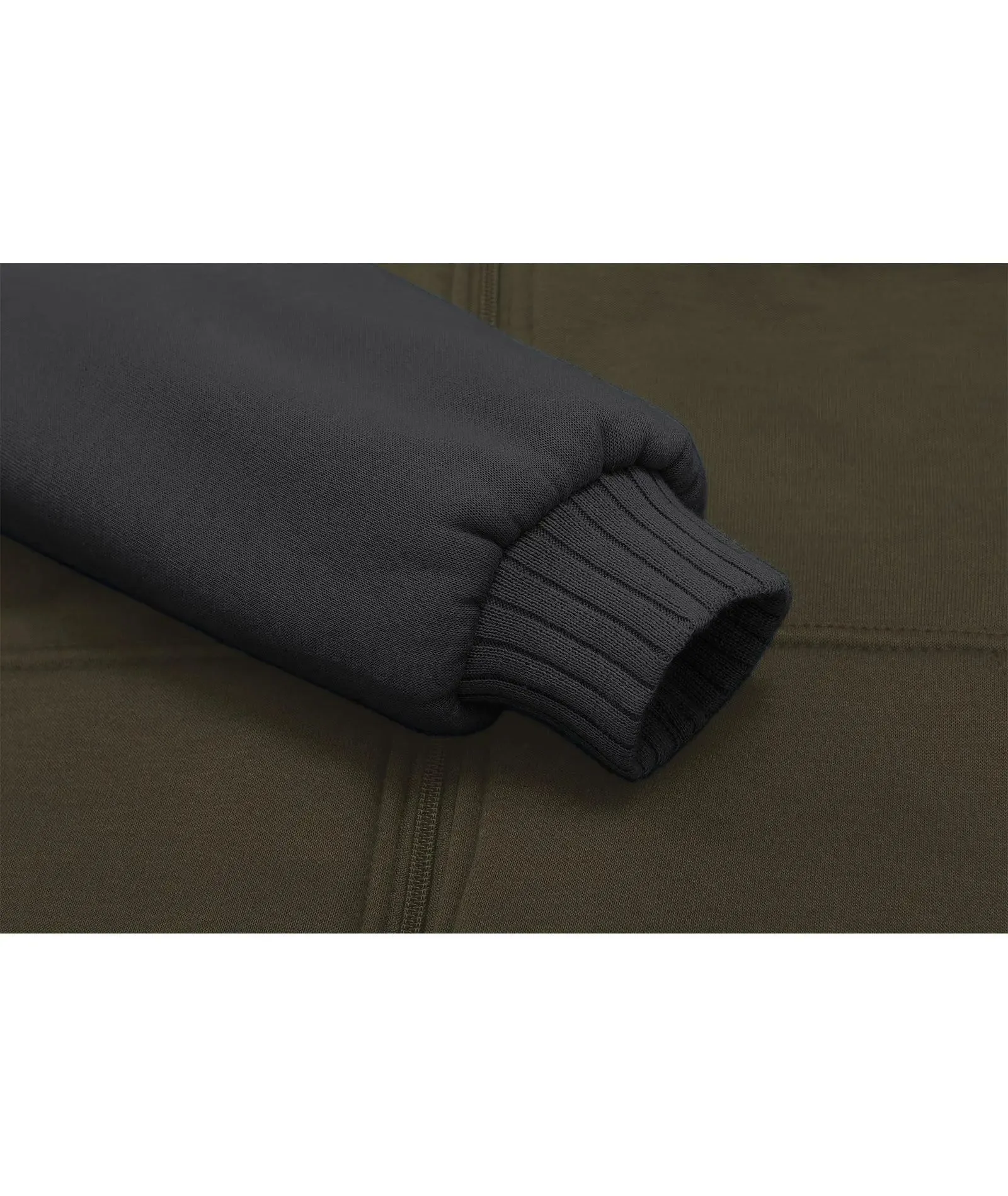Men's Zip Up Fleece Lined Hoodie-ZPK006586