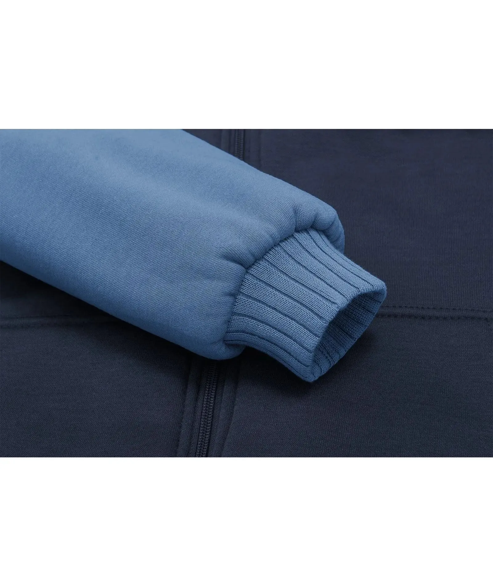 Men's Zip Up Fleece Lined Hoodie-ZPK006586