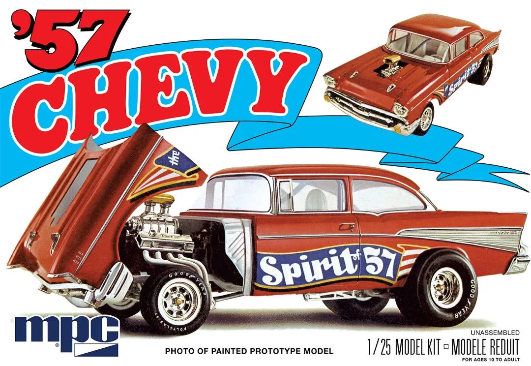 MPC 1957 Chevy Flip Nose (Spirit Of 57) Model Kit