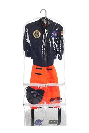 NEW Clear Costume and Clothing Garment Bag Adult/Kids (Transparent, 16" x 40" in)