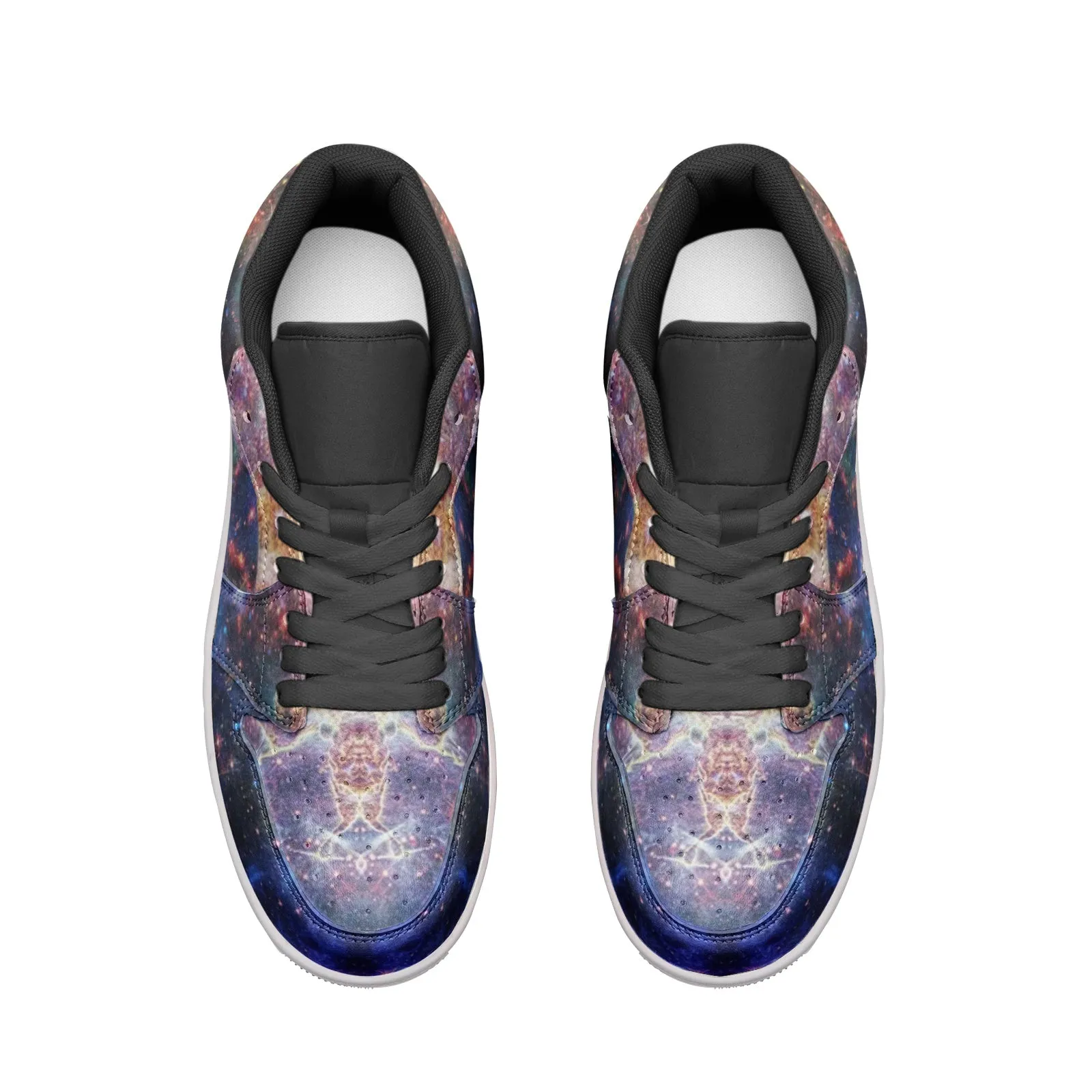 Niari's Shadow Psychedelic Full-Style Low-Top Sneakers