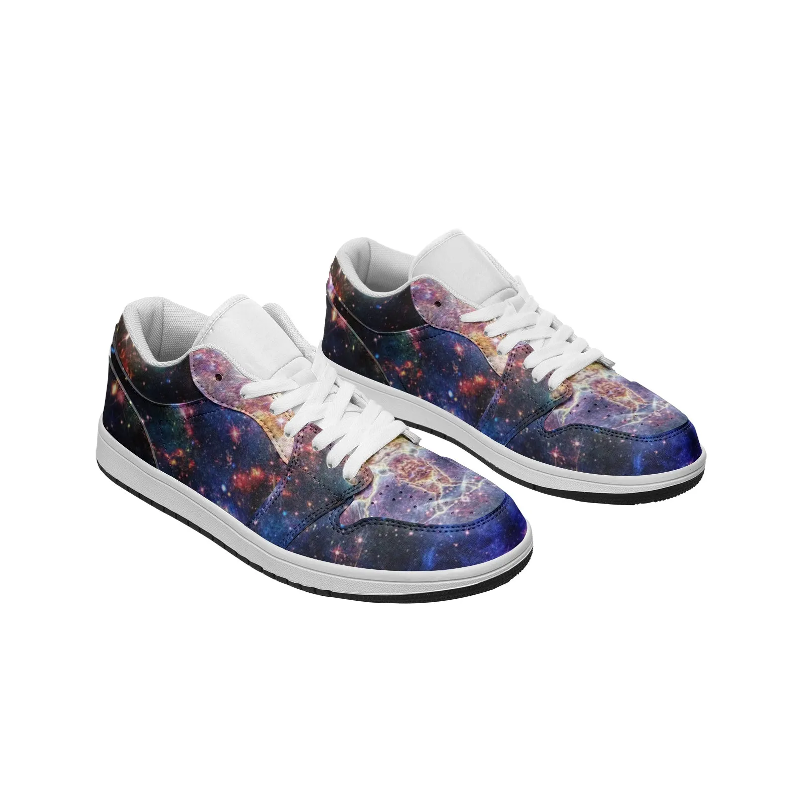 Niari's Shadow Psychedelic Full-Style Low-Top Sneakers