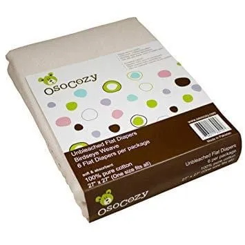 OsoCozy Basic Cloth Diaper Flats Kit