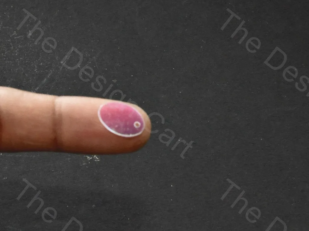 Oval Transparent Rainbow Sequins