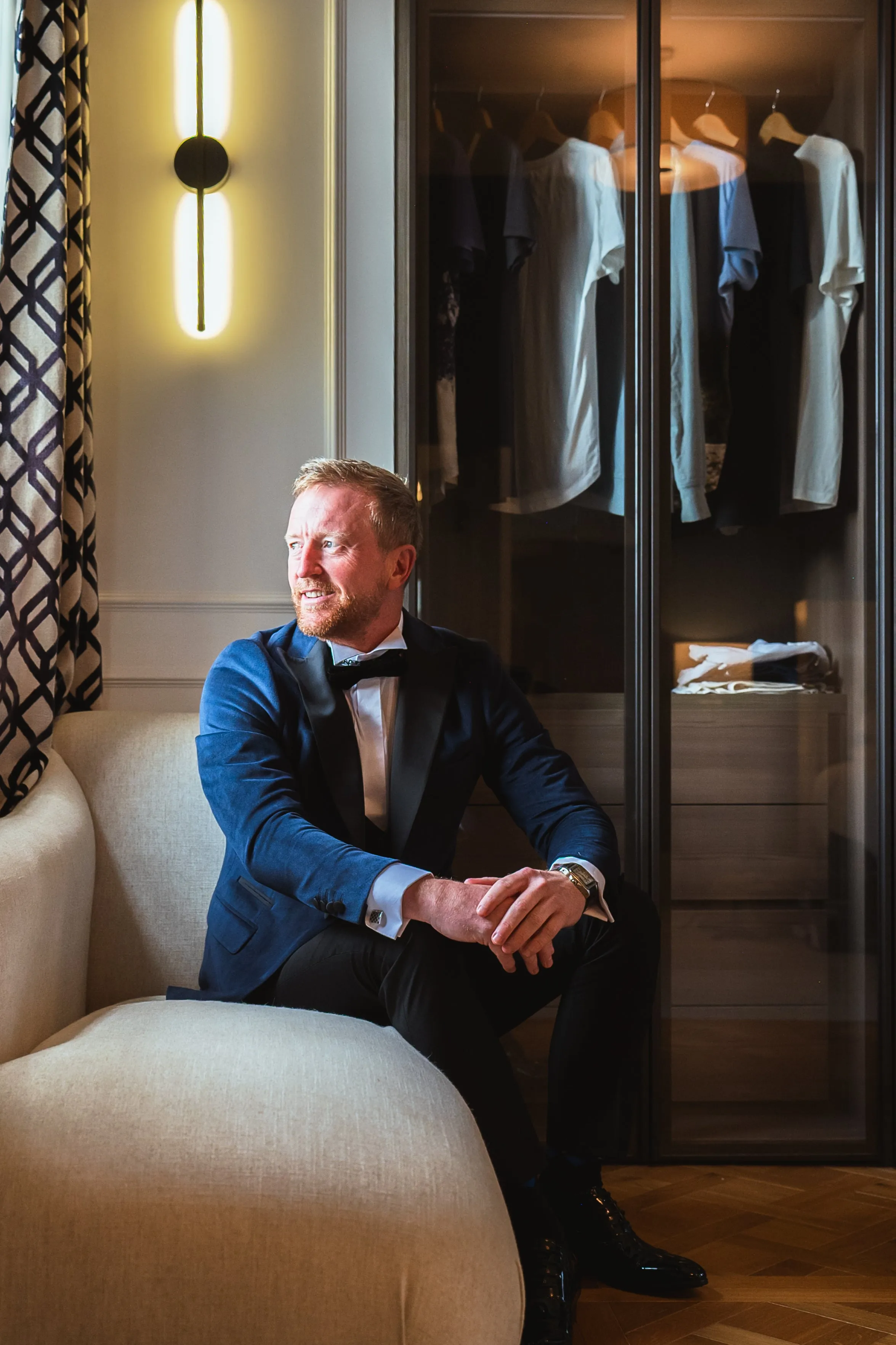Paul Collingwood Black Tie Look