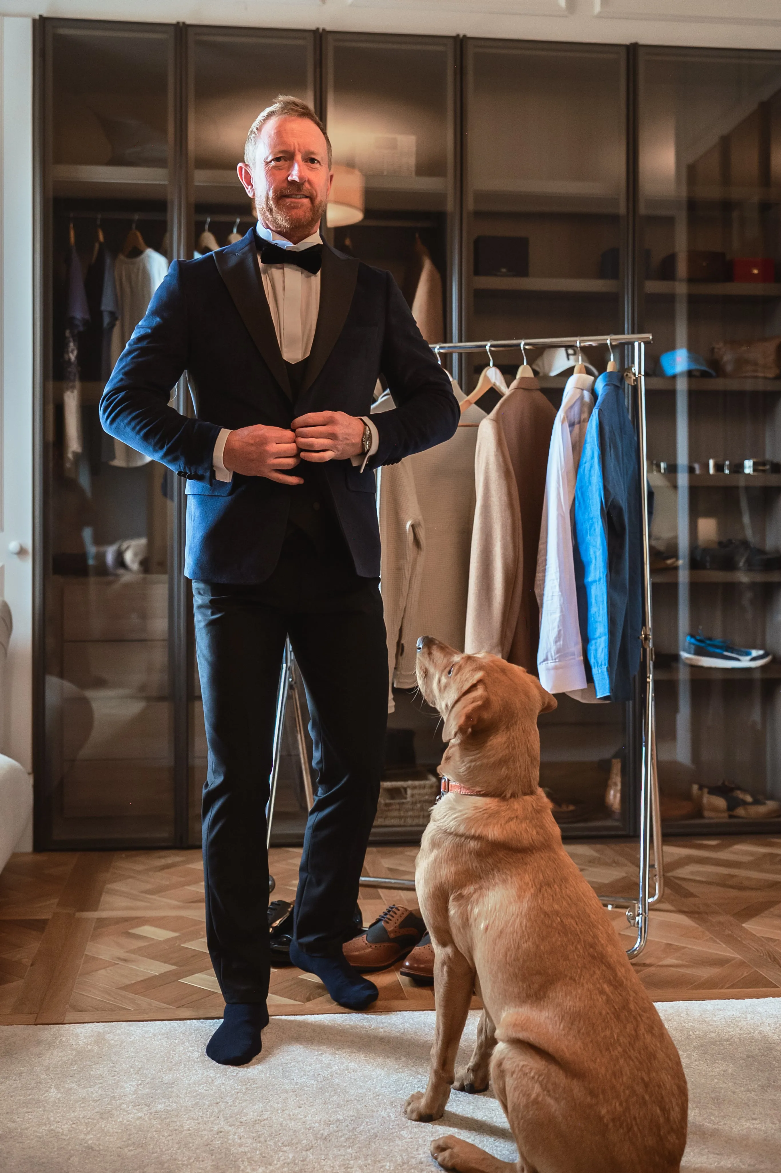 Paul Collingwood Black Tie Look
