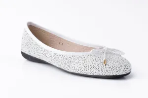 PAUL MAYER - BINGO - SIZE 8 - NAPPA WHITE
