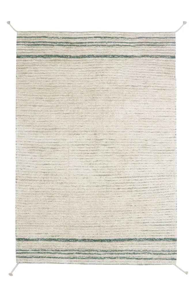 REVERSIBLE WASHABLE RUG TWIN VINTAGE BLUE