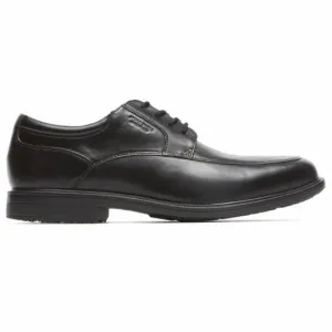 Rockport Men's Essentials Details II Apron Toe Dress Shoes- Black