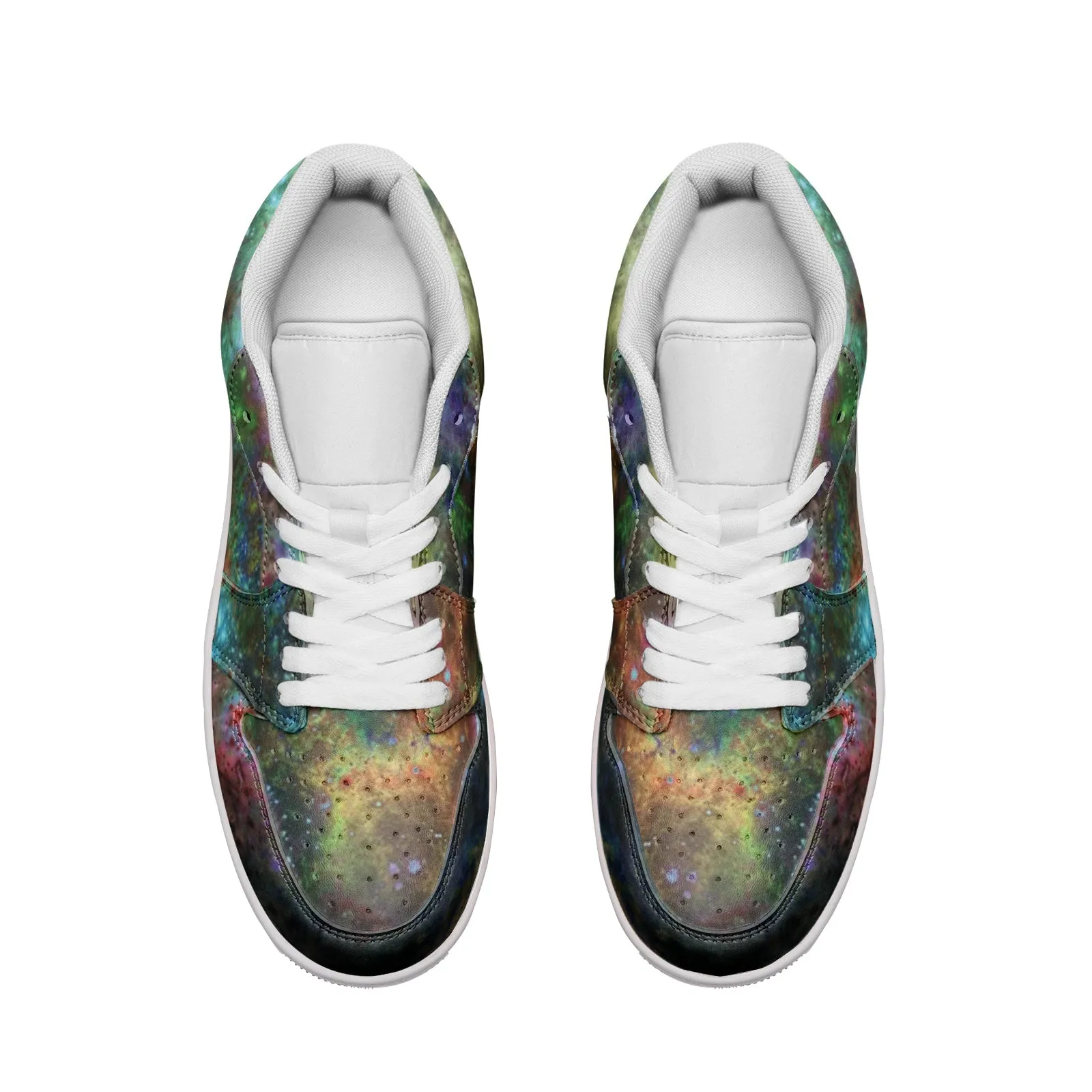Supernova Psychedelic Full-Style Low-Top Sneakers