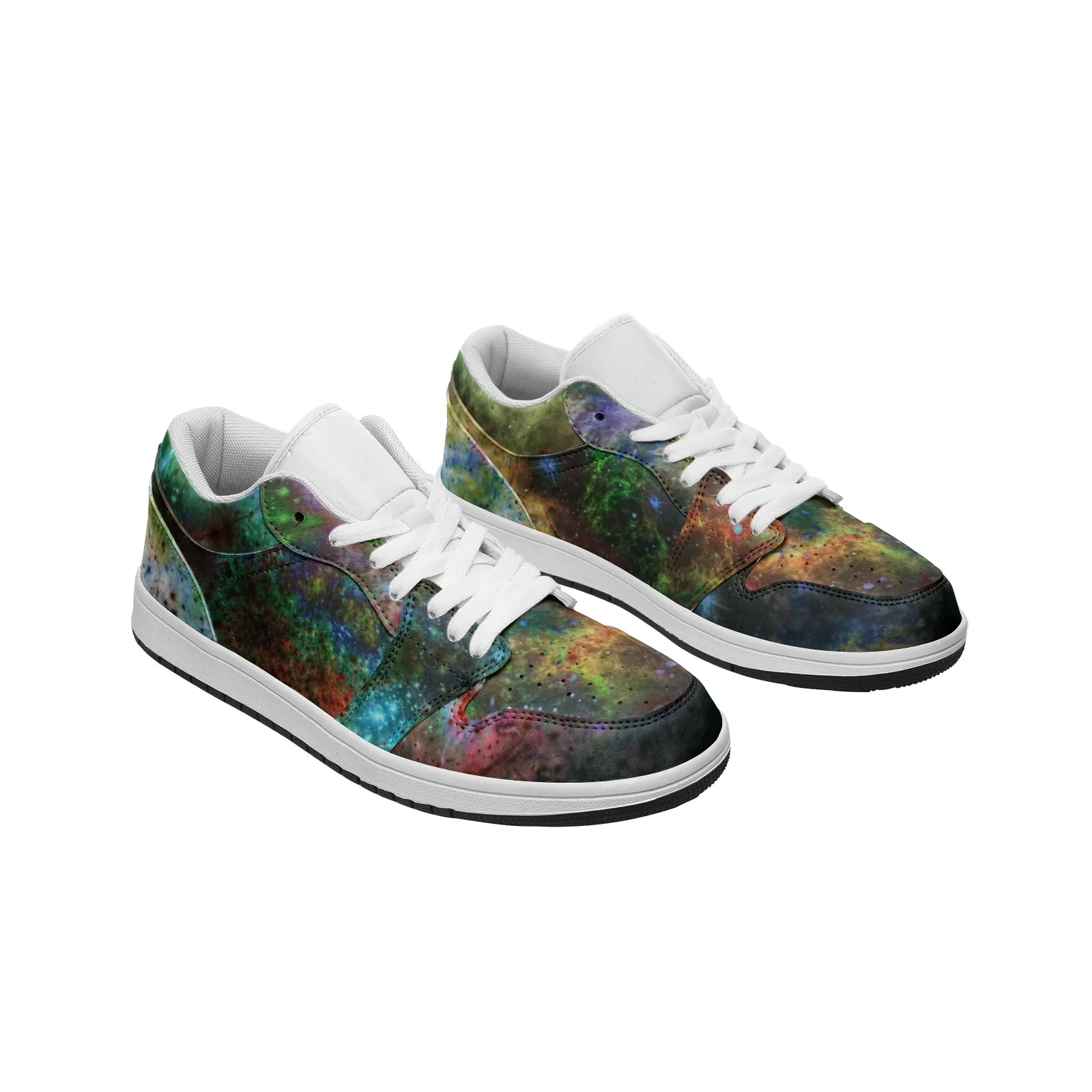 Supernova Psychedelic Full-Style Low-Top Sneakers