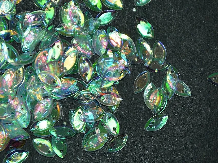 Transparent Rainbow Eye Plastic Sequins(Wholesale)