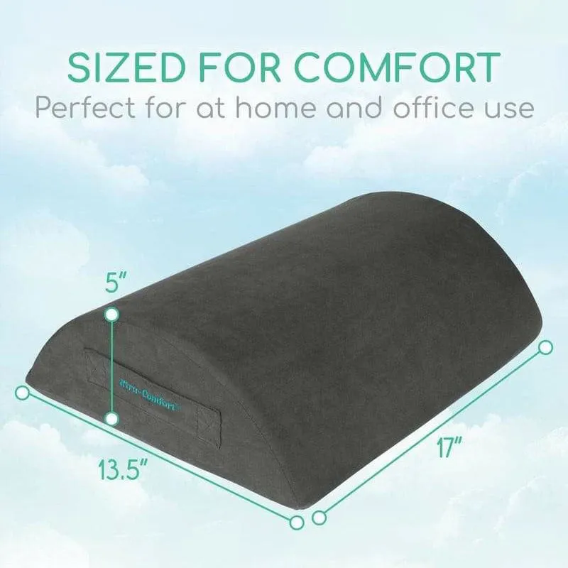 Vive Health Memory Foam Foot Rest - Gray