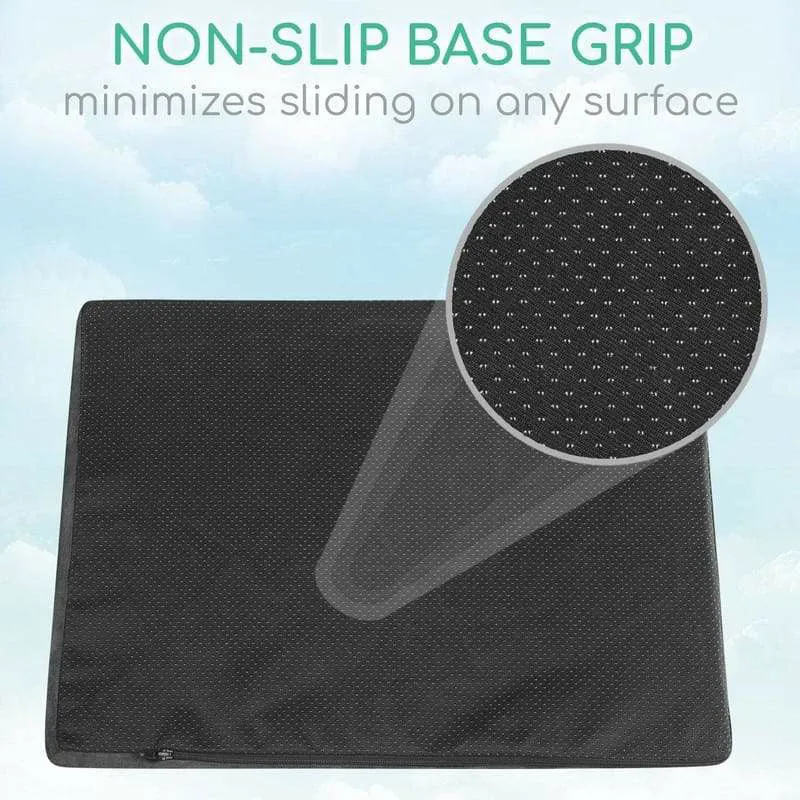 Vive Health Memory Foam Foot Rest - Gray