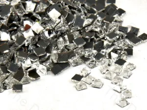 White / Crystal Square DMC Hotfix